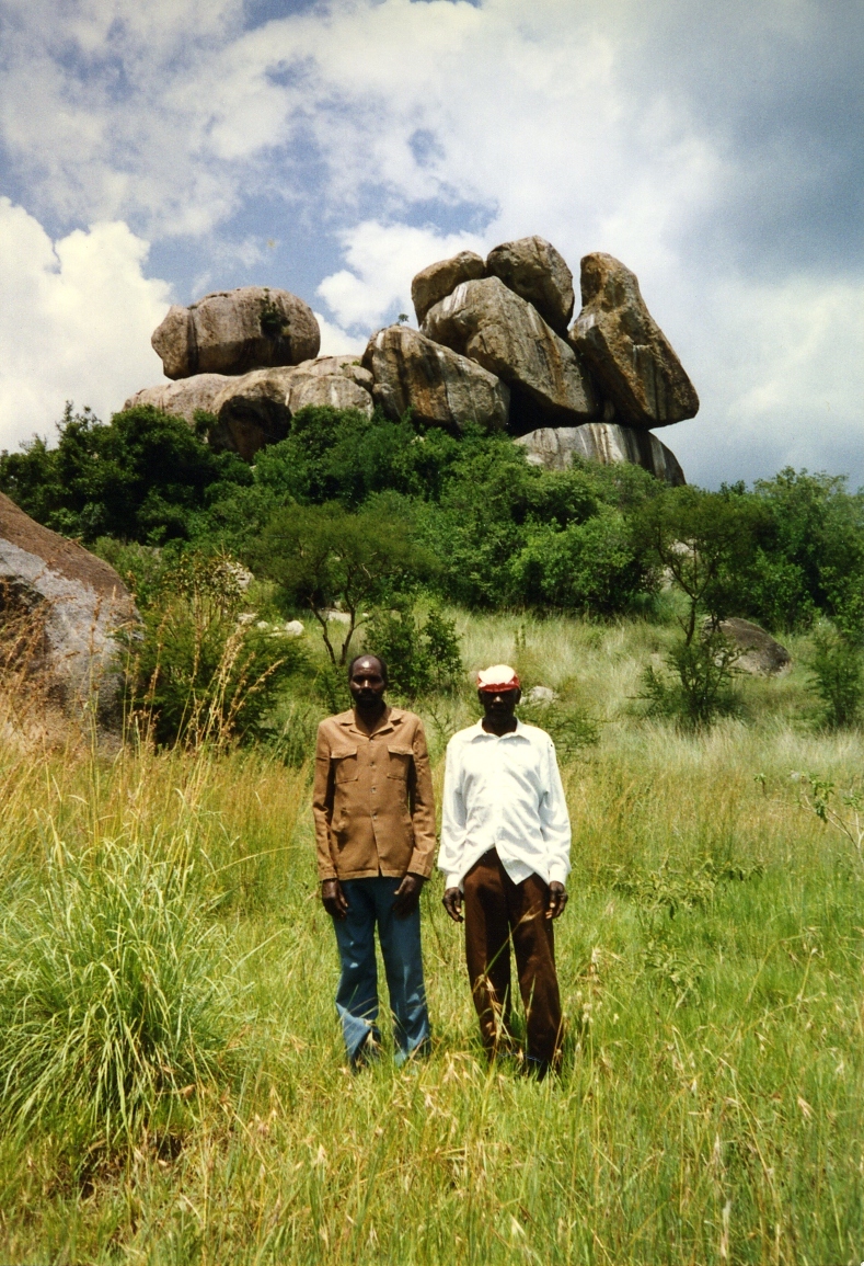Photograph of Joseph Mashohi (left) and Mossi Chagana (right) in Nyeberekera