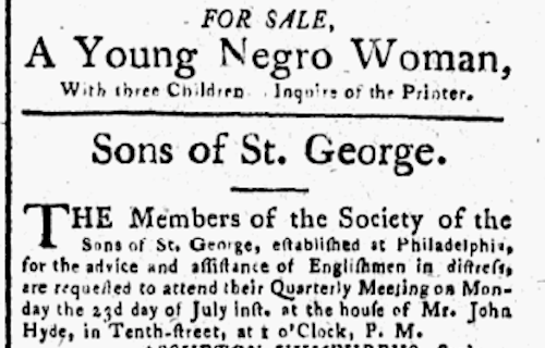 Philadelphia <em>Independent Gazetteer</em>, July 21, 1792.
